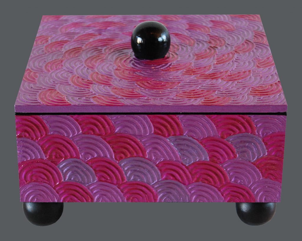 box : blossom - plum